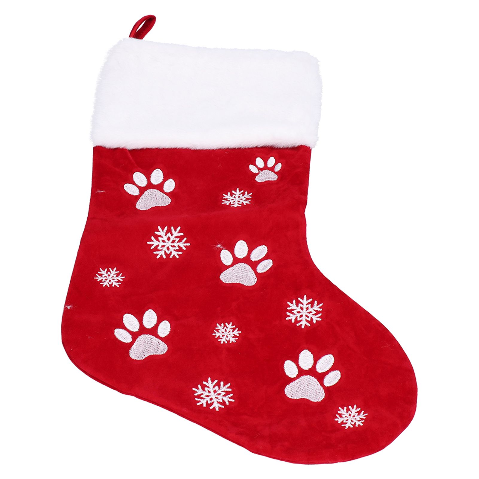 Christmas Stocking Gift Bag Xmas Tree Hanging Pendant Craft for Home Party Decorative OrnamentRed โ image 2