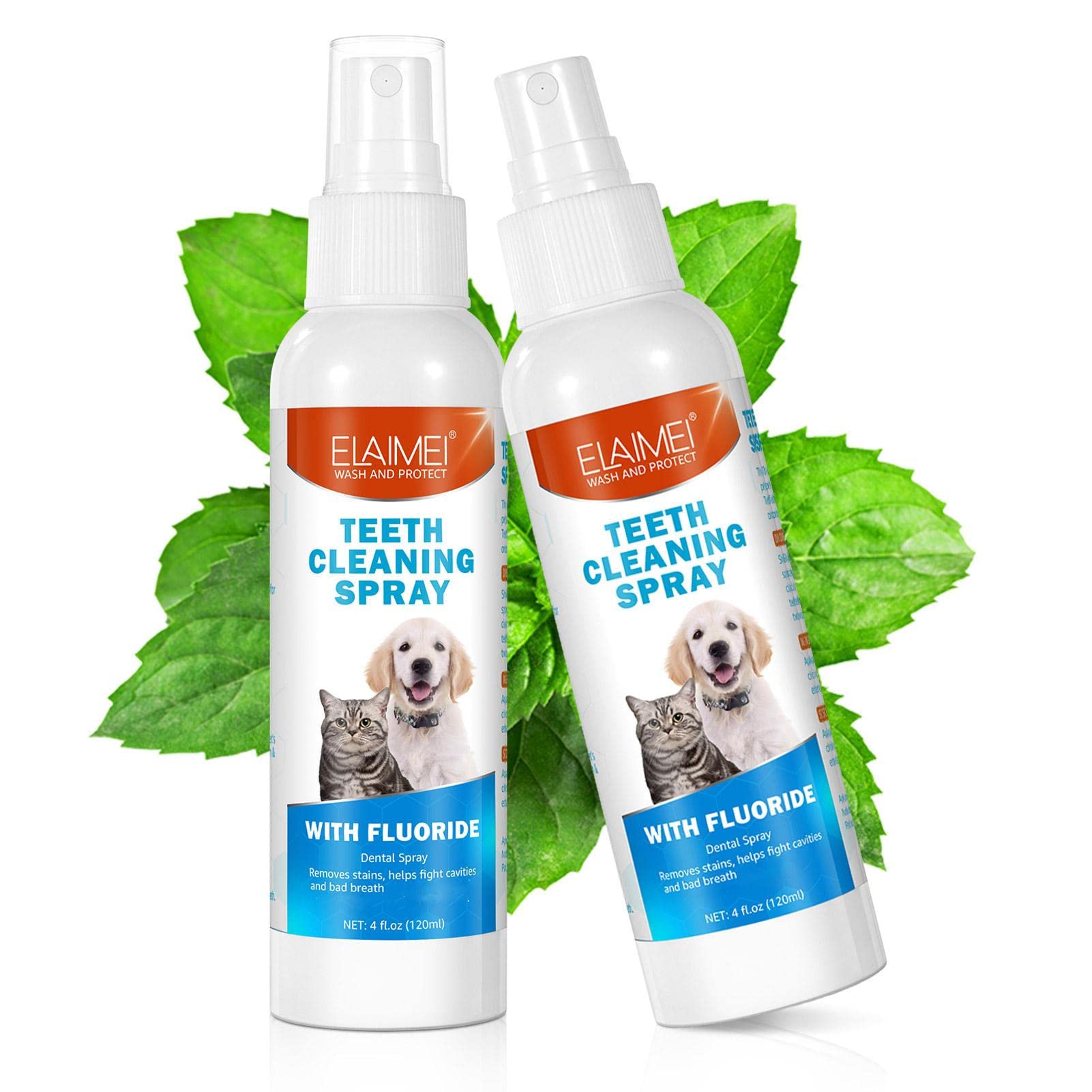 2 Pcs Pet Oral Breath Freshener Spray 120ML EACH — image 2