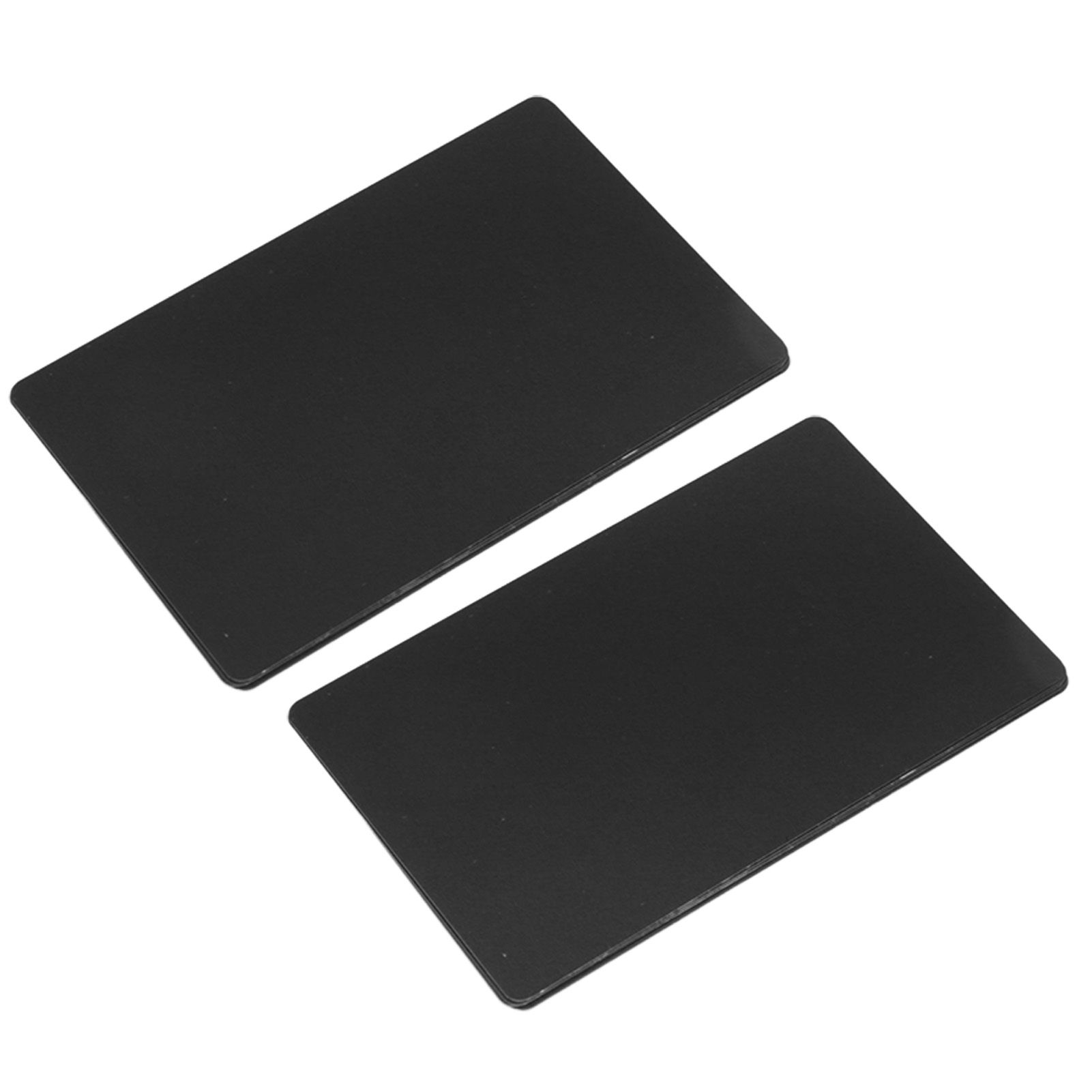 50PCS Business Name Card Laser Engraving Waterproof and Wear Resistant Aluminum Visiting Card for Company Black โ image 2