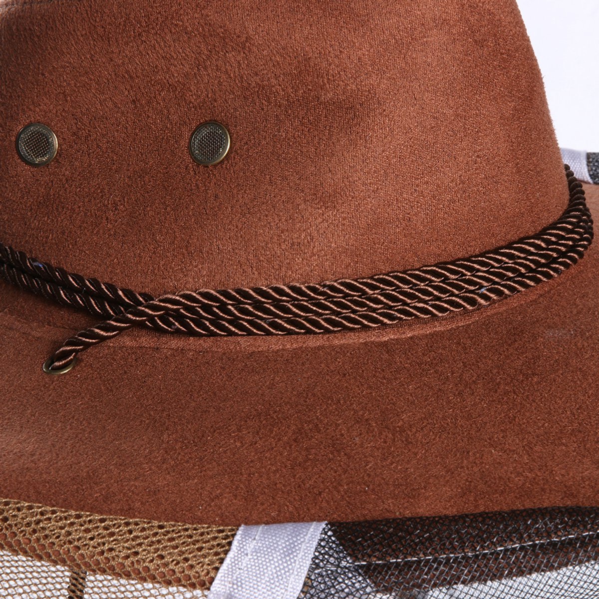 Biodlar hat with Slöja – Poly-bomull, myggmask, outdoor/fiske — image 2