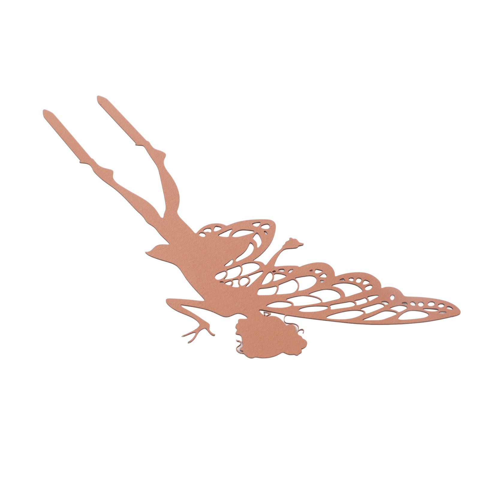 Outdoor Garden Patio Ornaments Flower Fairy Goblin Silhouette Metal Iron Crafts Elf Decoration — image 6