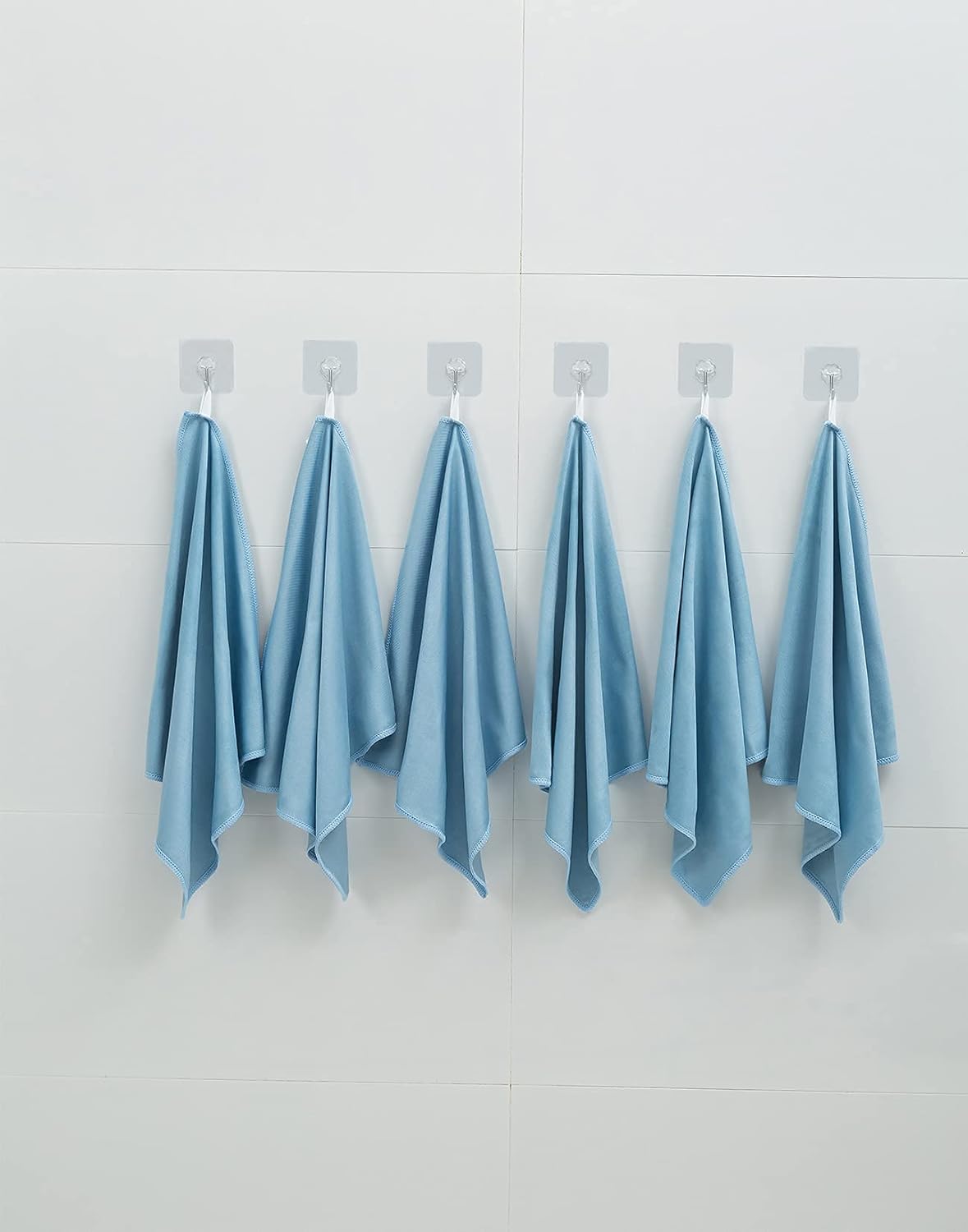 6 Pack Microfiber Glass Cleaning Cloths, Streak Free, Lint-Free and Absorbent Cloth, 16 Inch X 16 Inch, Ideal for Cleaning Mirrors, Glass, Screens, Window โ image 6