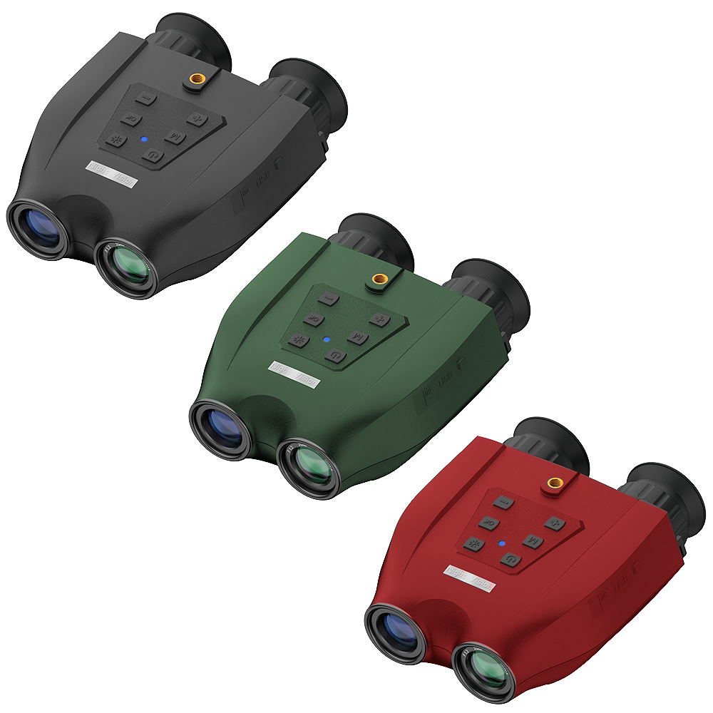 Green Professional HD Digital Night Vision Binoculars - 6X Optical Zoom, IR Illumination, Record 2.5K Video & 48MP Photos — image 2