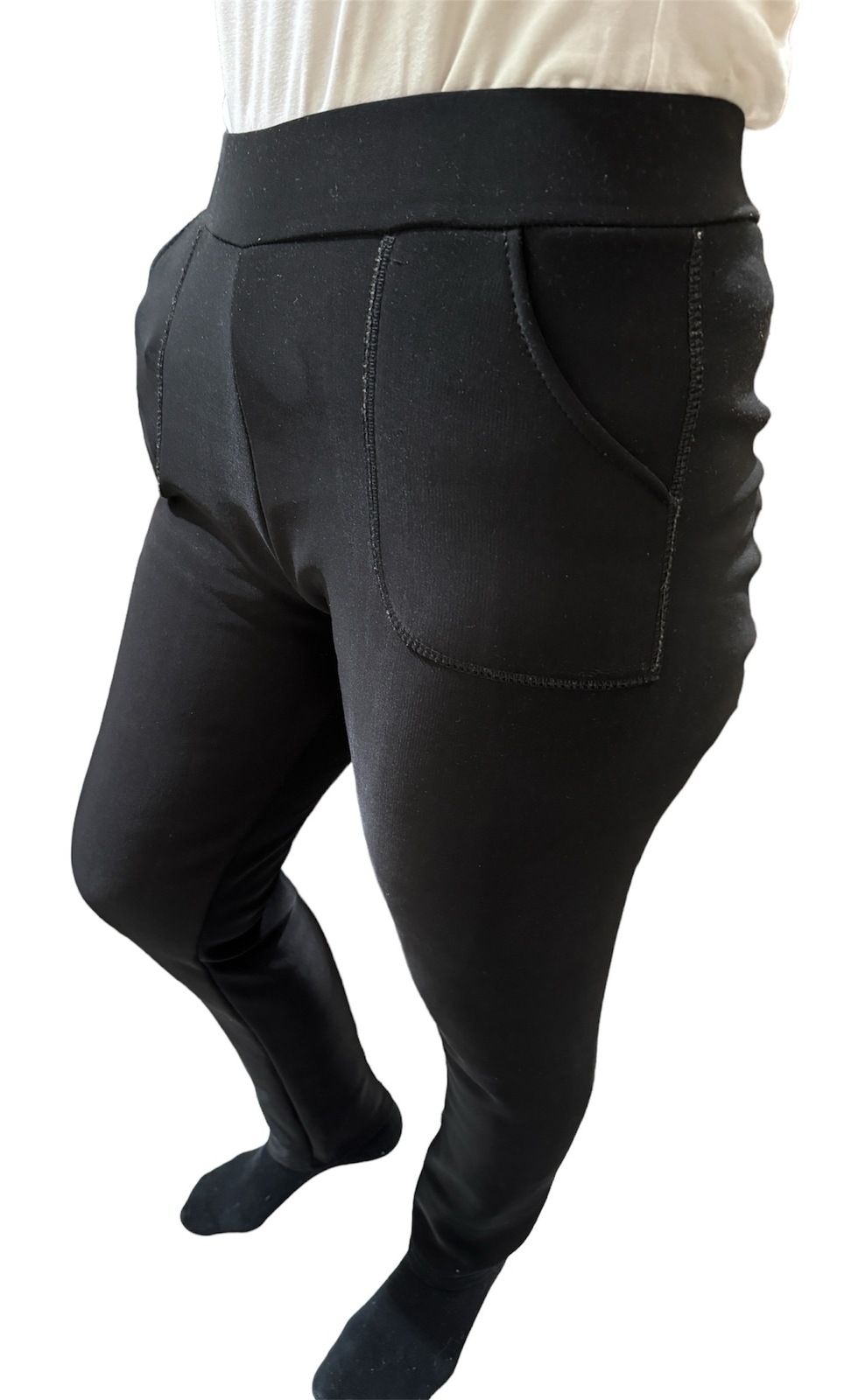 Ladies Fur Lined Thermal Leggings Womens Warm Winter Pants Stretch Skinny Leg โ image 6