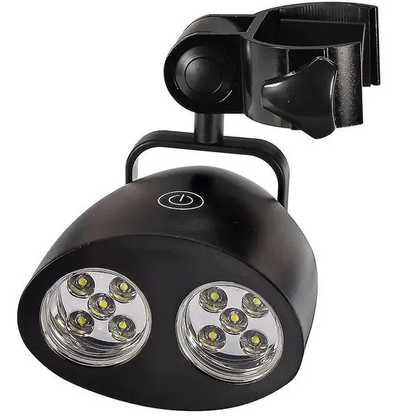 Grill Light With 360 Degree Rotation, Heat Resistant LED Clip On BBQ Light for Grilling, Camping and Outdoor Use, Black — image 3