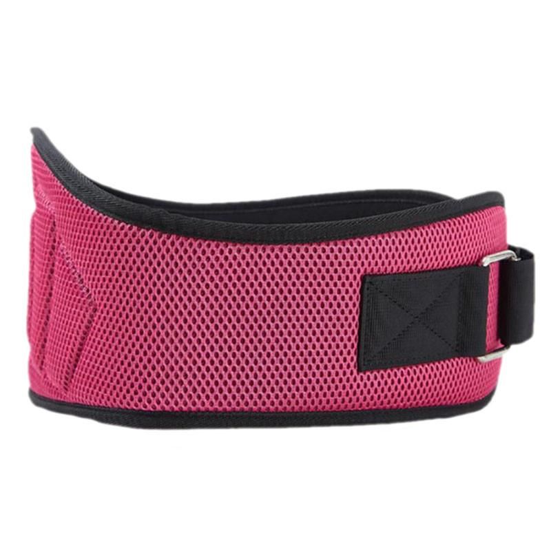 Weightlifting Belt for Men and Women Pink Adjustable Gym Training Powerlifting Back Support Belt Pink S