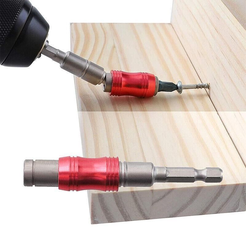 Pivot Drill Bit Holder Steel Impact Swivel Screw Adapter for Quick Bit Changes - Red Black โ image 6