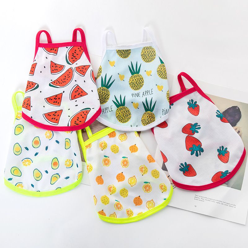 Lele Meow Pet Vest Summer Polyester Camisole-green dinosaur โ image 3