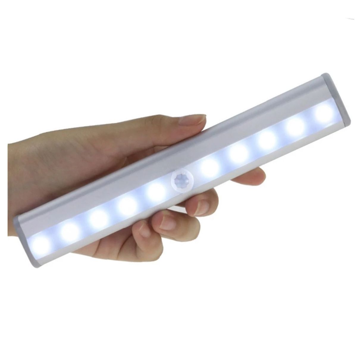 Under Cabinet Lights, Wireless Motion Sensing Stick-on Anywhere Step LED Light Bar with Magnetic Strip, Pure White, 3-Pack — image 2