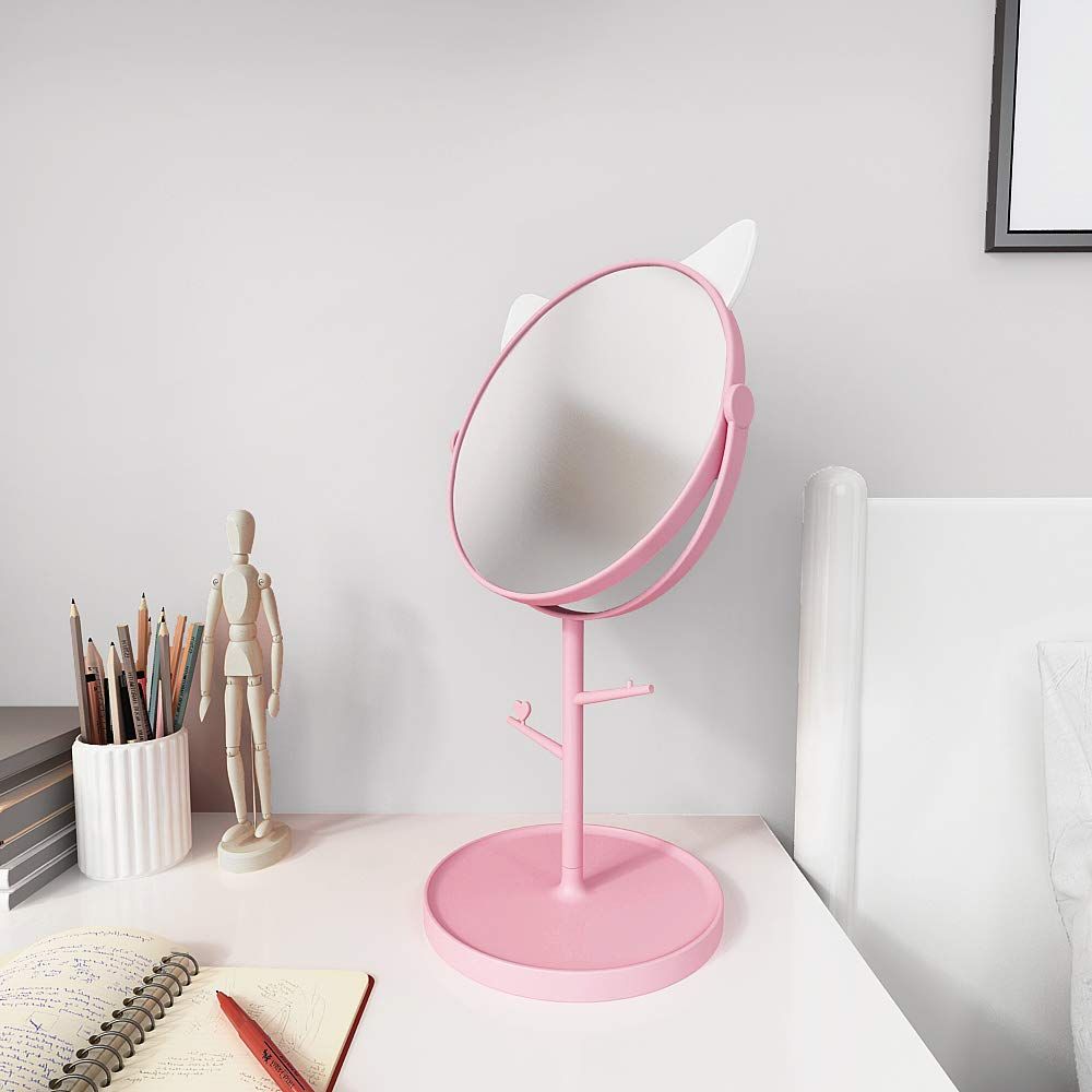 Nonebranded Vanity Mirror The Desktop Makeup Mirror for Teenager With Girls Gifts, Standing Mirror Portable For Bedroom Or Travel — image 2