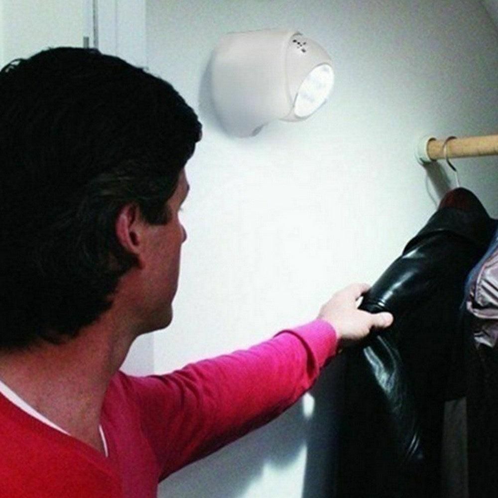 Set of 2Pcs Rotatable Battery Operated Motion Sensor Light -White and Black โ image 5