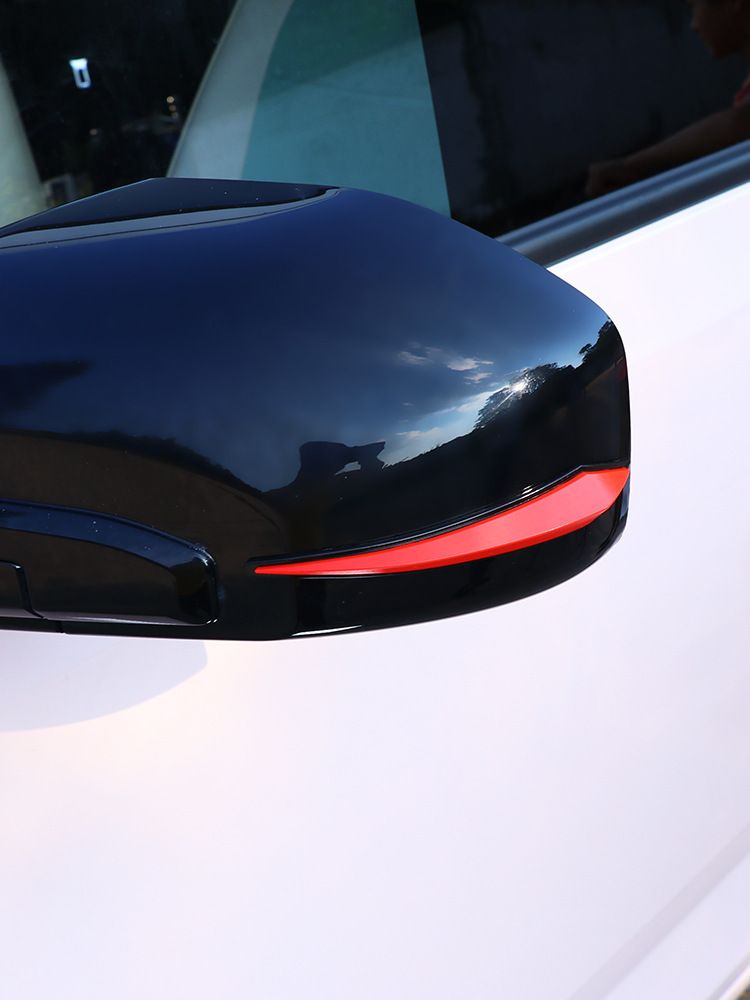 Ning zhi Car Bumper Strip TPE Arrow Design Red - decorative anti-collision strips (set of 4) โ image 3