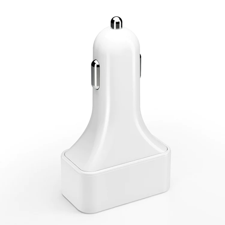 4-Port Car Charger (2 Ports PD + 2 Ports QC3.0 ) White — image 2