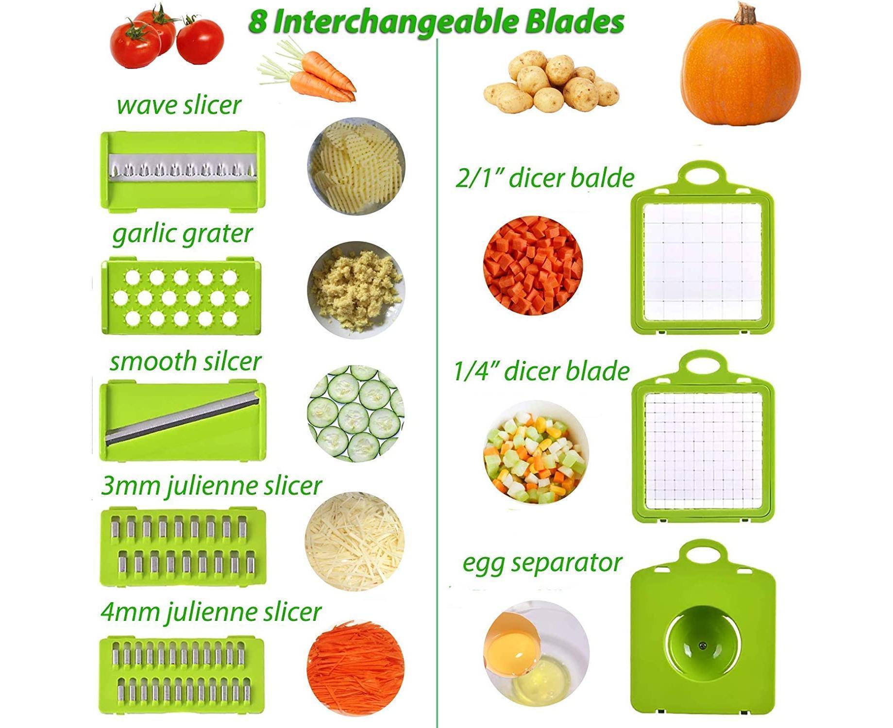 Vegetable Chopper - Mandoline Slicer - Black โ image 2