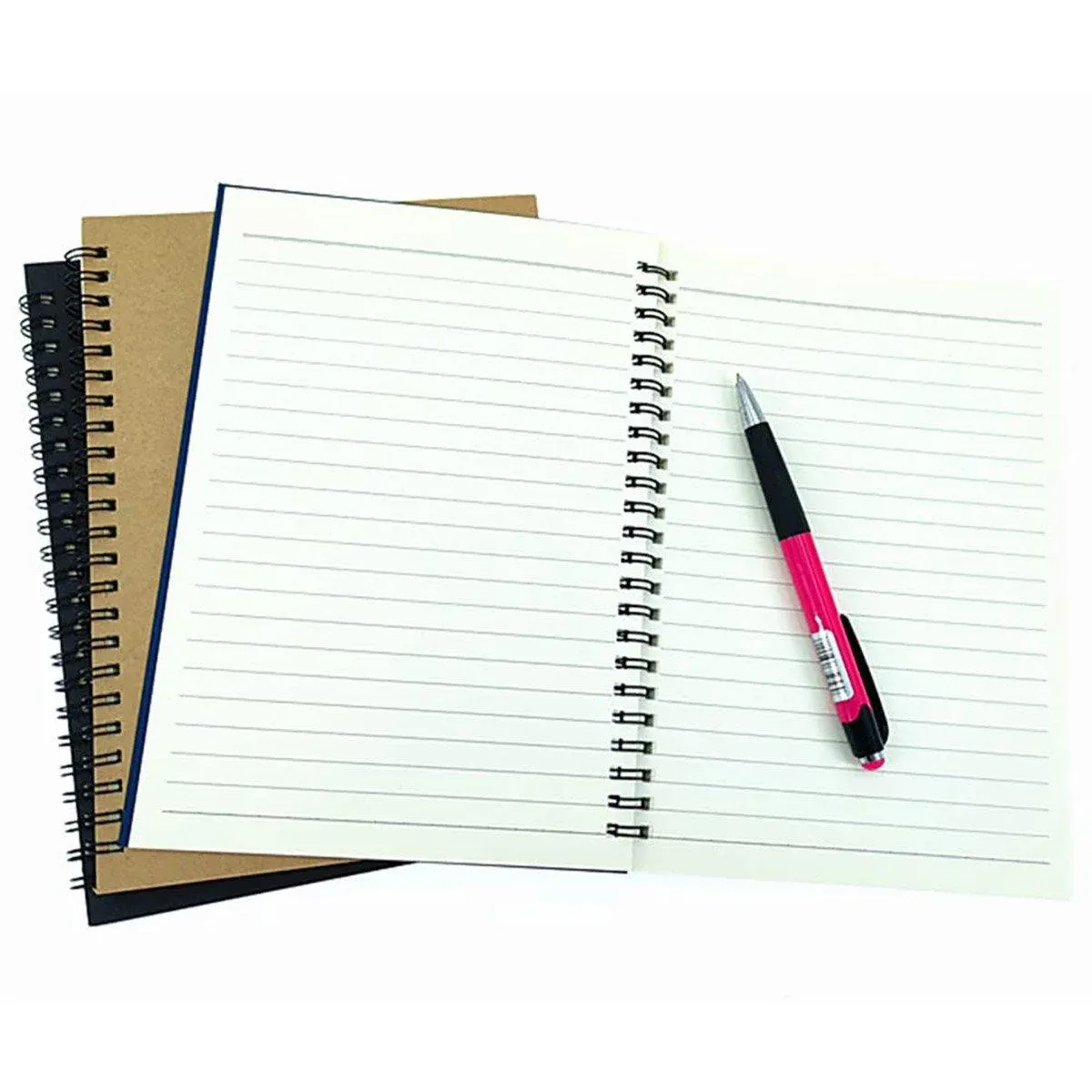 6pcs A5 Spiral Notebook Homework Exercise Book Durable Notepad for School Office — image 4