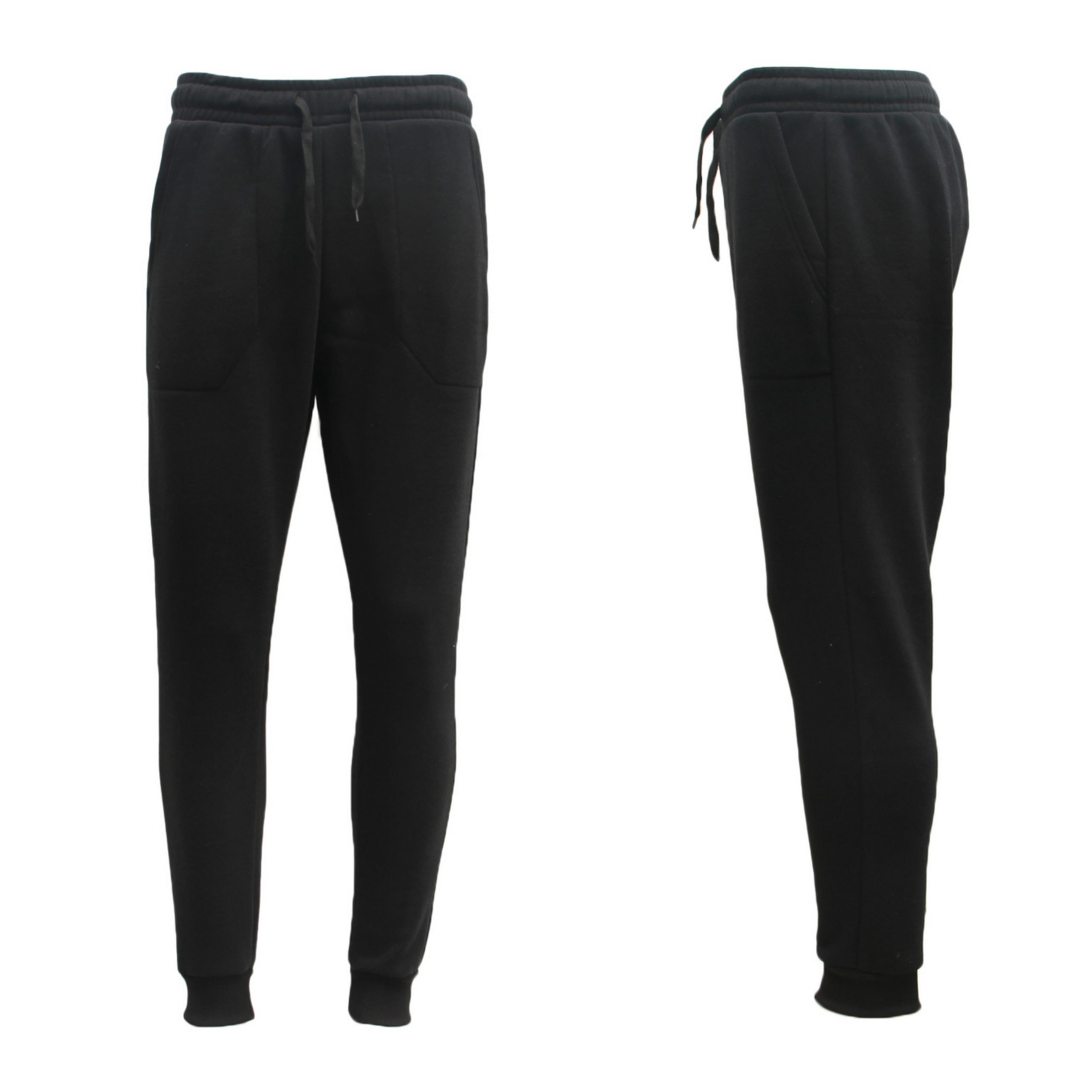 Mens Unisex Fleece Lined Sweat Track Pants Suit Casual Trackies Slim Cuff XS-6XL, Light Grey, S โ image 3