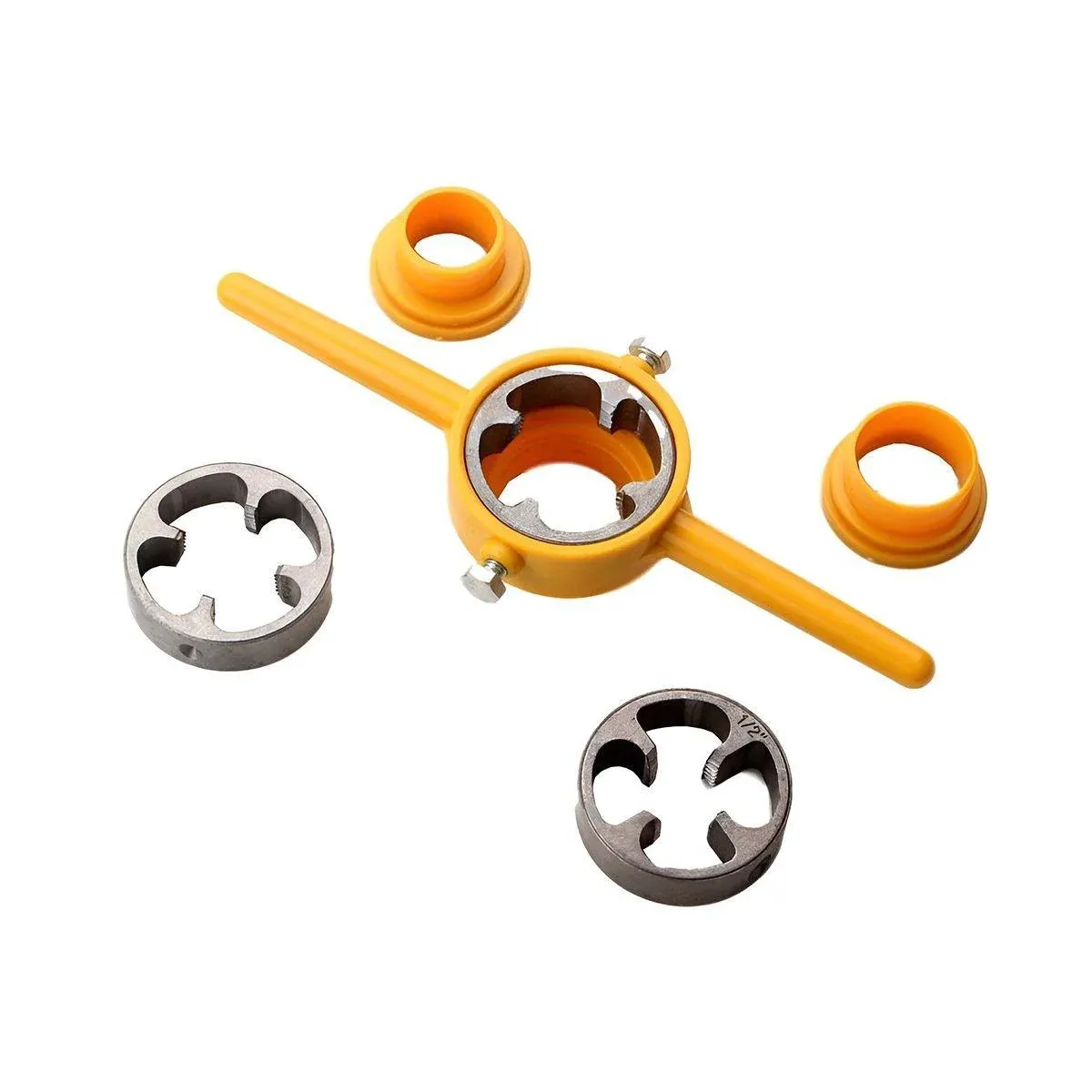 6Pcs Set Plumbing Water Pipe Die Plastic Maker Screw Die Pipe Thread Hand Tool โ image 2