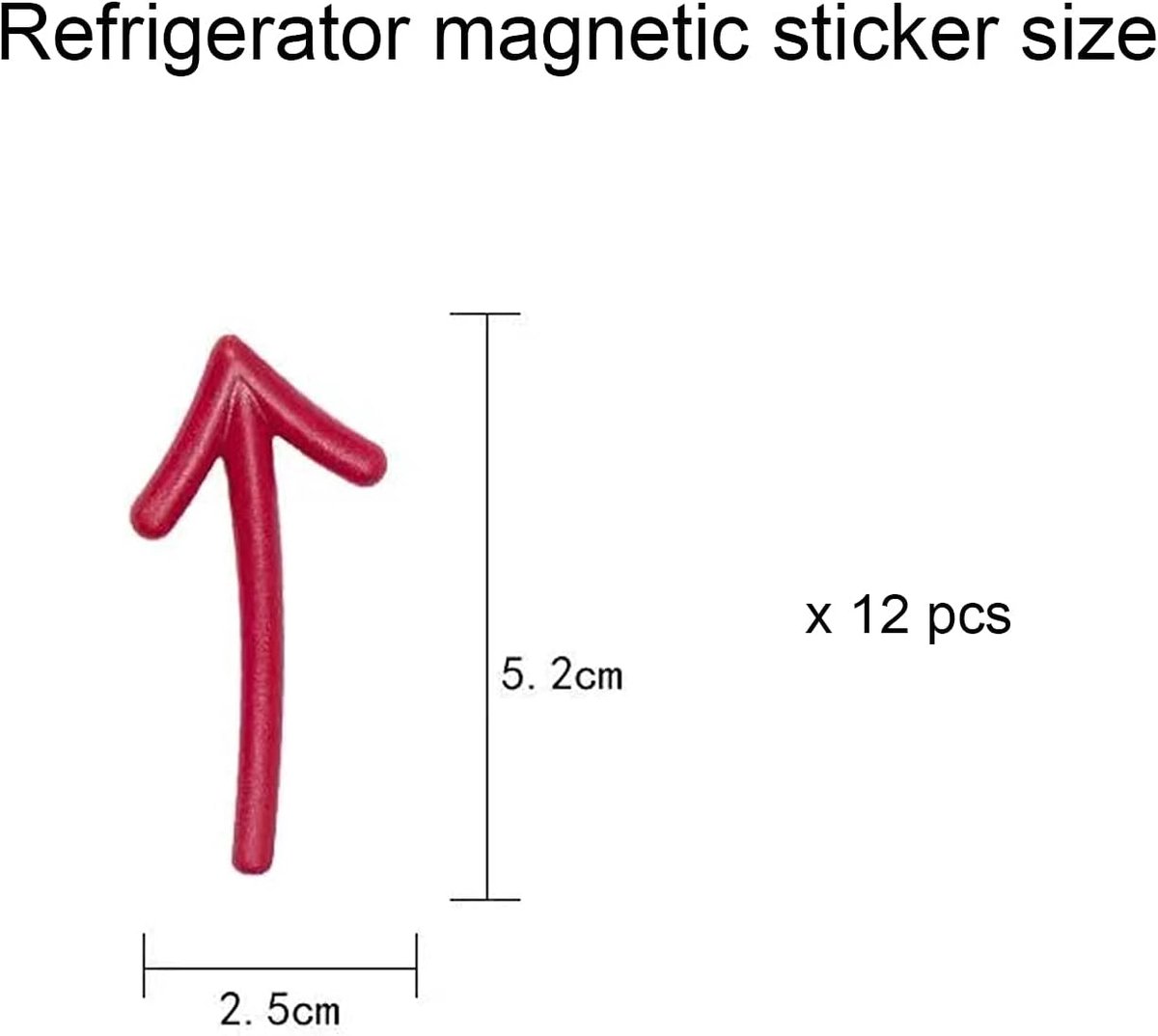 3D Arrow-Shaped Magnetic Notes - Fridge Magnets - 12-Piece Set for Whiteboard & Fridge - 2 Pieces in Each Color โ image 6