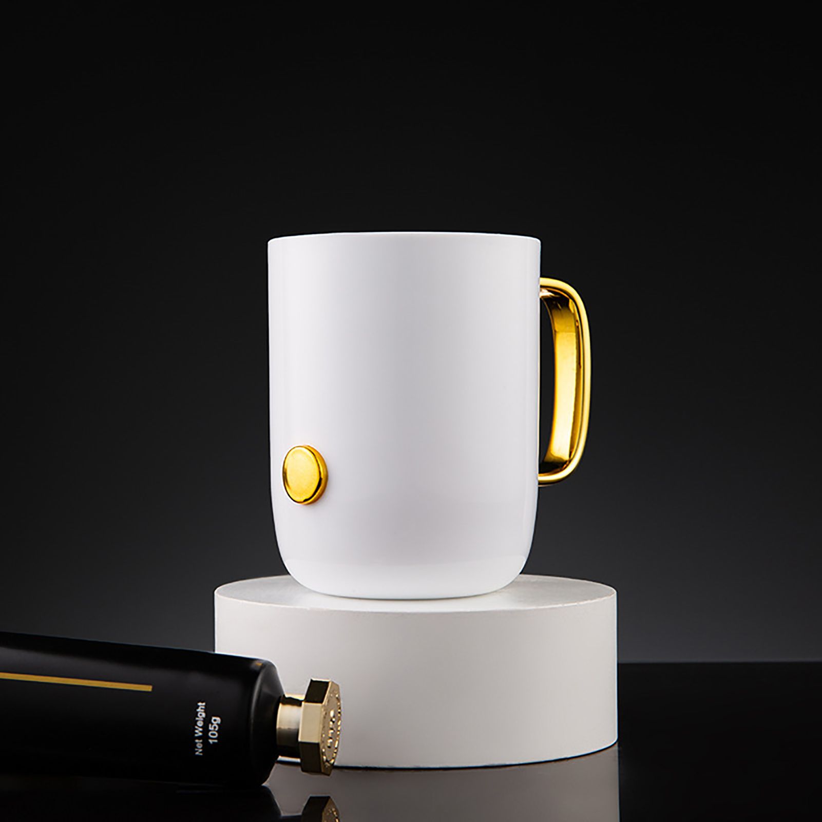 Tooth Brush Cup Bathroom Tumbler Mug Unisex PP Material for Daily Use Household TravelMilky White 201-300ml โ image 2
