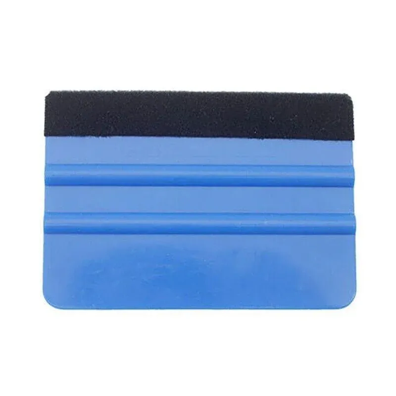 Felt Edge Squeegee For Decals Sticker Vinyl Sheet Car Wrap Applicator Tool Blue — image 2