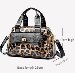 Black Luxurious Patterned Handbag | Structured Top Handle Shoulder Bag | Fashion Trend High-Gloss Tote — image 2