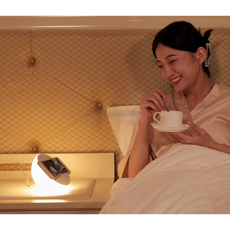 Mood lighting,Support Different Levels of White Light and Color Light,WiFi APP,Wireless Charging,Phone Holder โ image 2