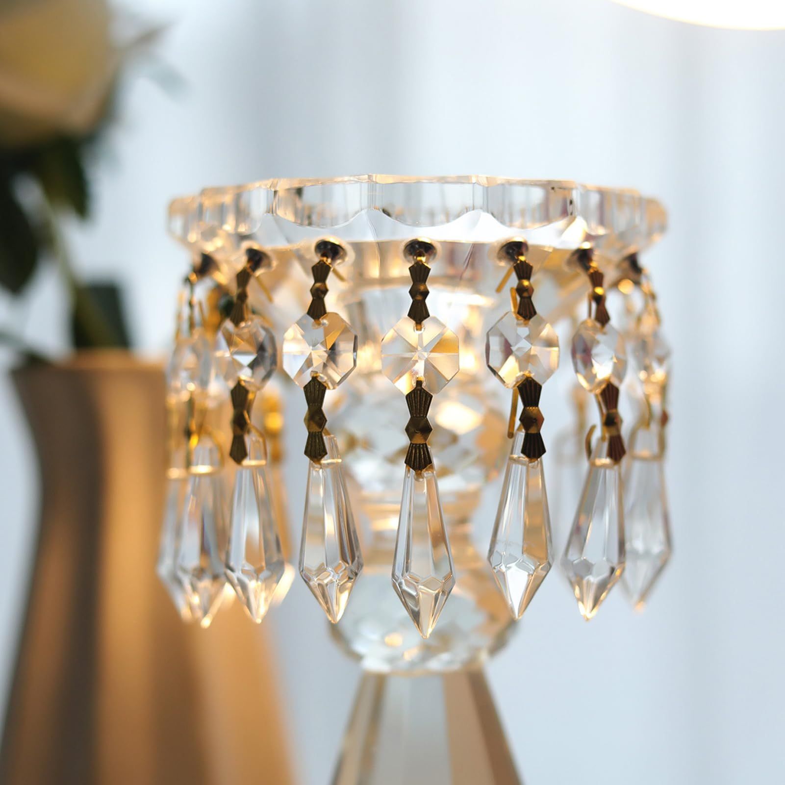 20pcs Chandelier Crystal Prisms Pendants Icicle Prism Ornament Rhinestone Accessories Autos Drops Pendant Suncatcher โ image 2