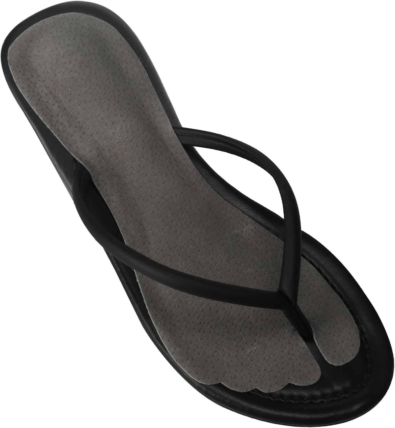 2 Pairs Pigskin Flip Flop Insoles Anti-Slip, Self Adhesive Cushion Insert for Thong Sandals Pain Relief, Arch Support Sandals Slippers Insoles Prevent โ image 5