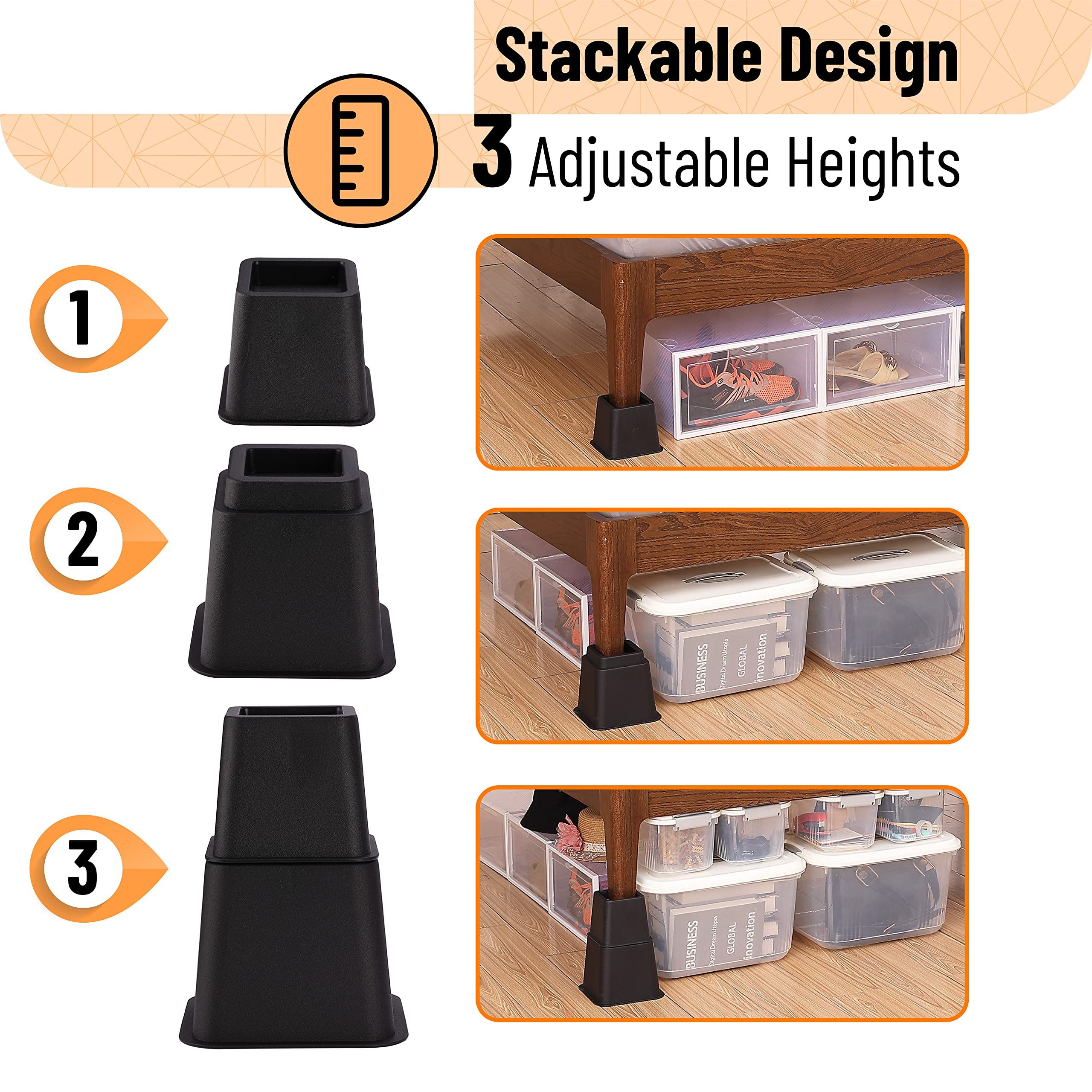 Elevation in Heights Table Riser — image 5