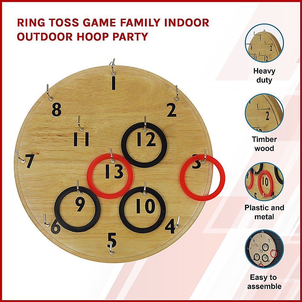 Ring Toss Game Family Indoor Outdoor Hoop Party โ image 3