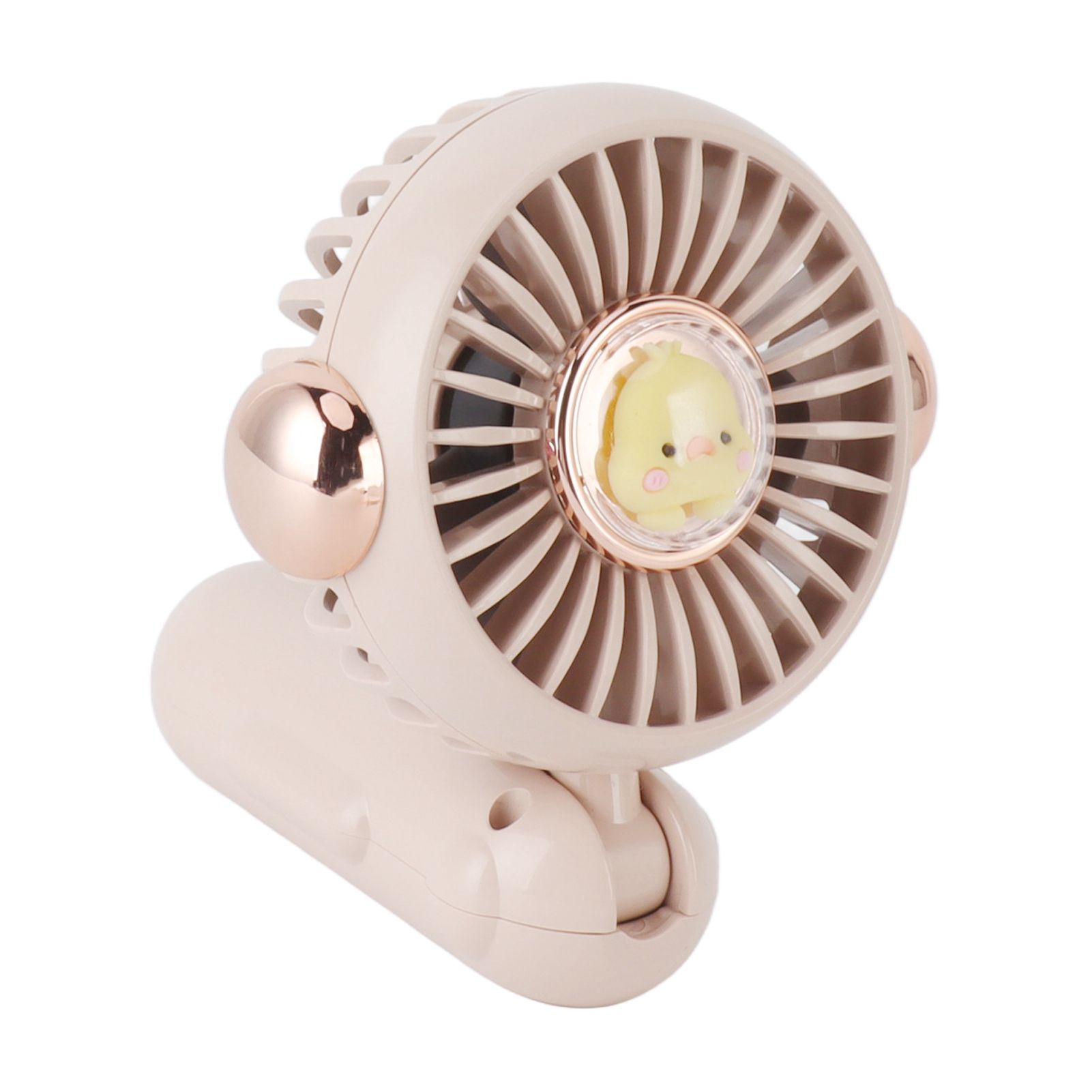 Foldable Mini Fan Cute Lightweight 900mAh Adjustable Low Noise Handheld Fan for Summer Pink โ image 5