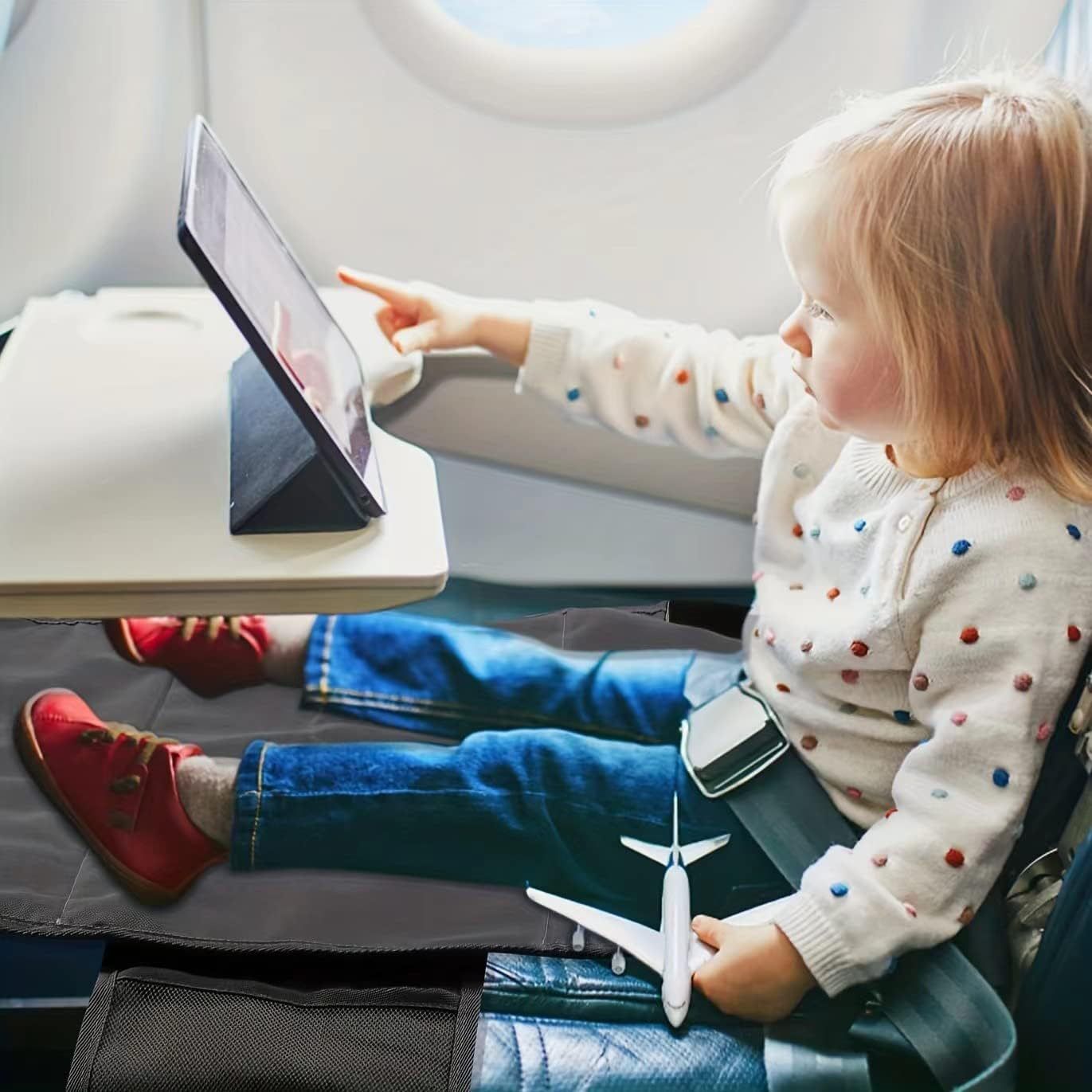 Portable Plane Bed Foot Rest for Flights(Black) — image 3