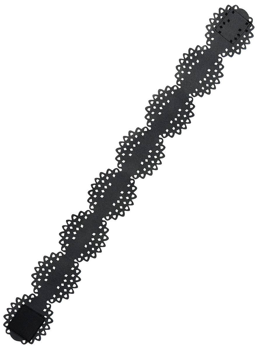 Decorative Womens Black Wednesday Addams Costume Belt — image 2