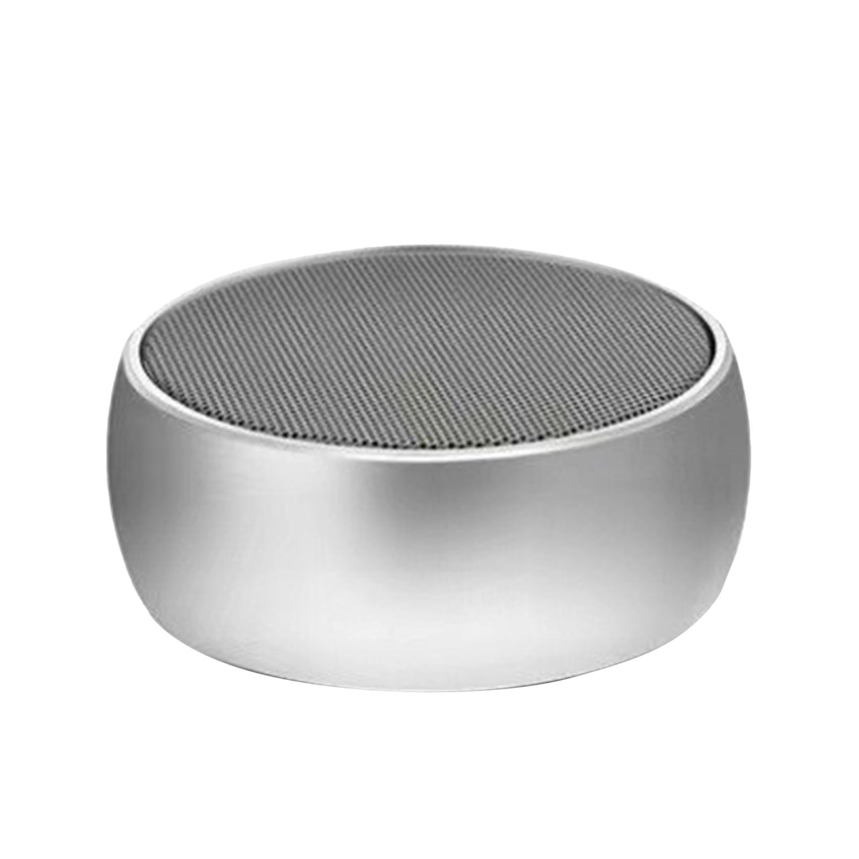 BS02 Bluetooth Smart Speaker, Outdoor Portable Mini Boombox With Bass, Card Slot, And Sound Amplification Silver โ image 2
