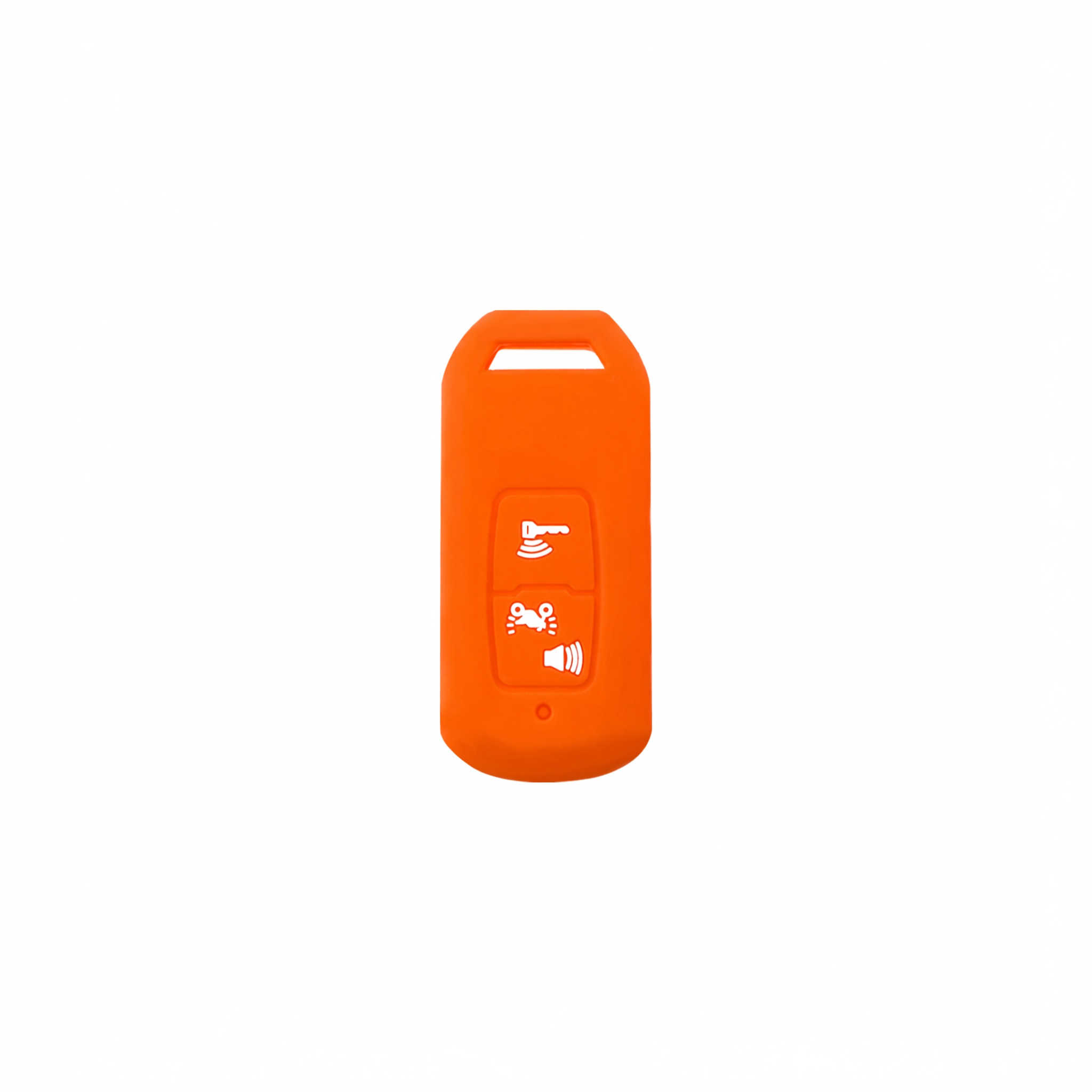 Color My Life Silicone Key Bag for Honda PCX160. Orange white label