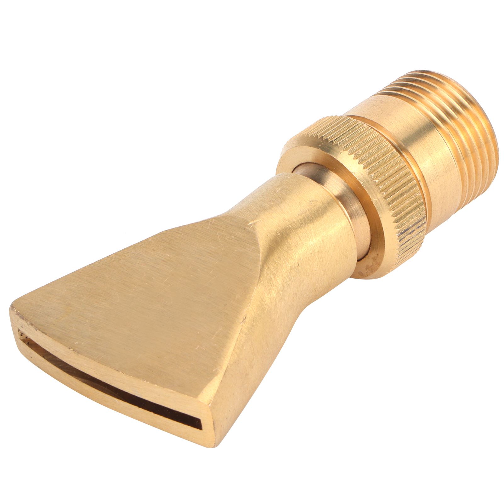 Brass Narrow Fan Jet Water Fountain Nozzle Spray Head Adjustable Pond Sprinkler(G1/2 Female Thread G3/4 Male Thread ) — image 3