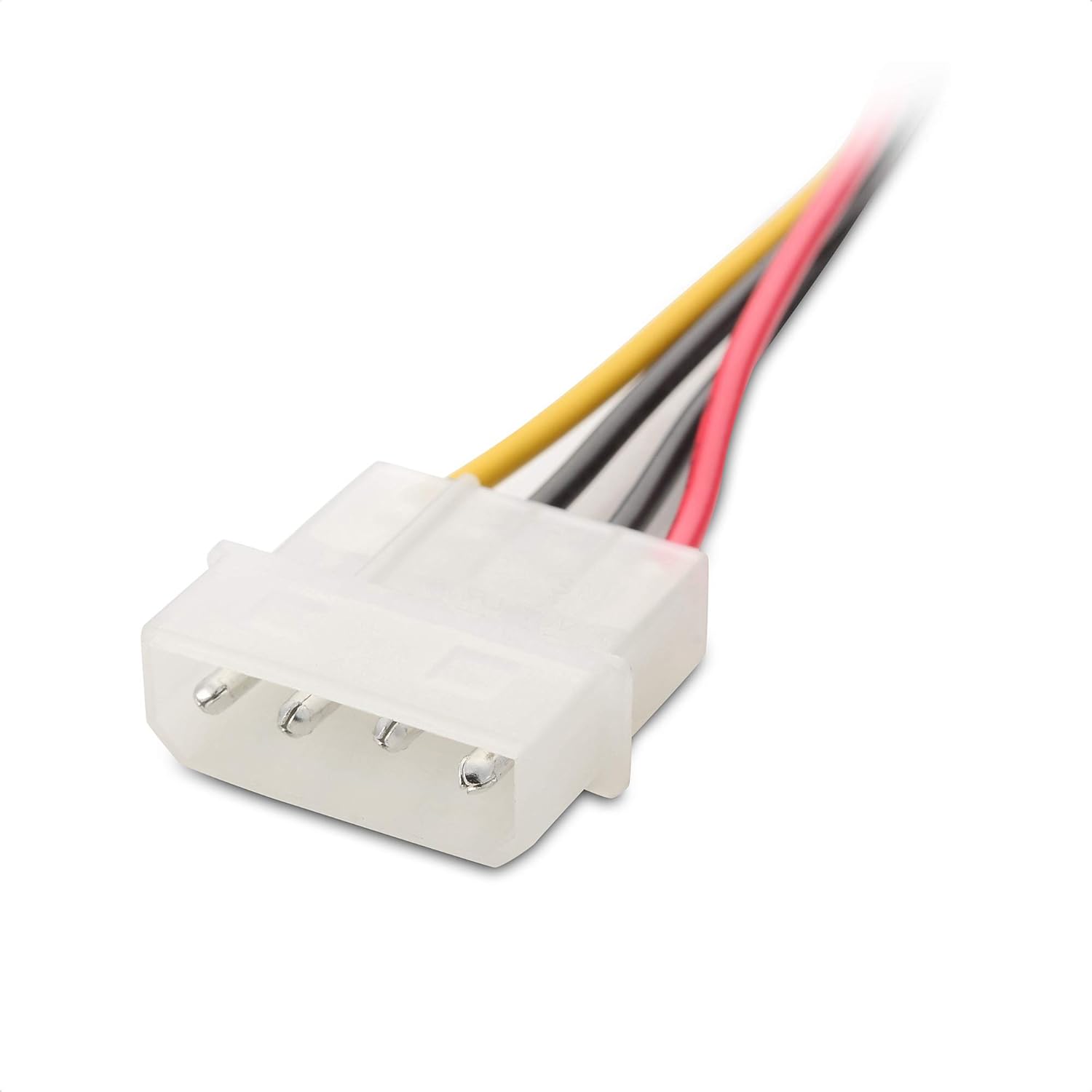 3-Pack 4 Pin Molex to SATA Power Cable (SATA to Molex) - 6 Inches โ image 4