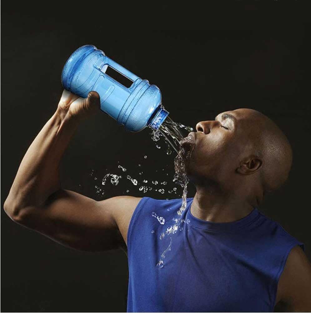 Drinking Glasses 2L Large Capacity Multifunction Water Bottle With Handle Training Sports Workout Drink Bottle Outdoor Running — image 2