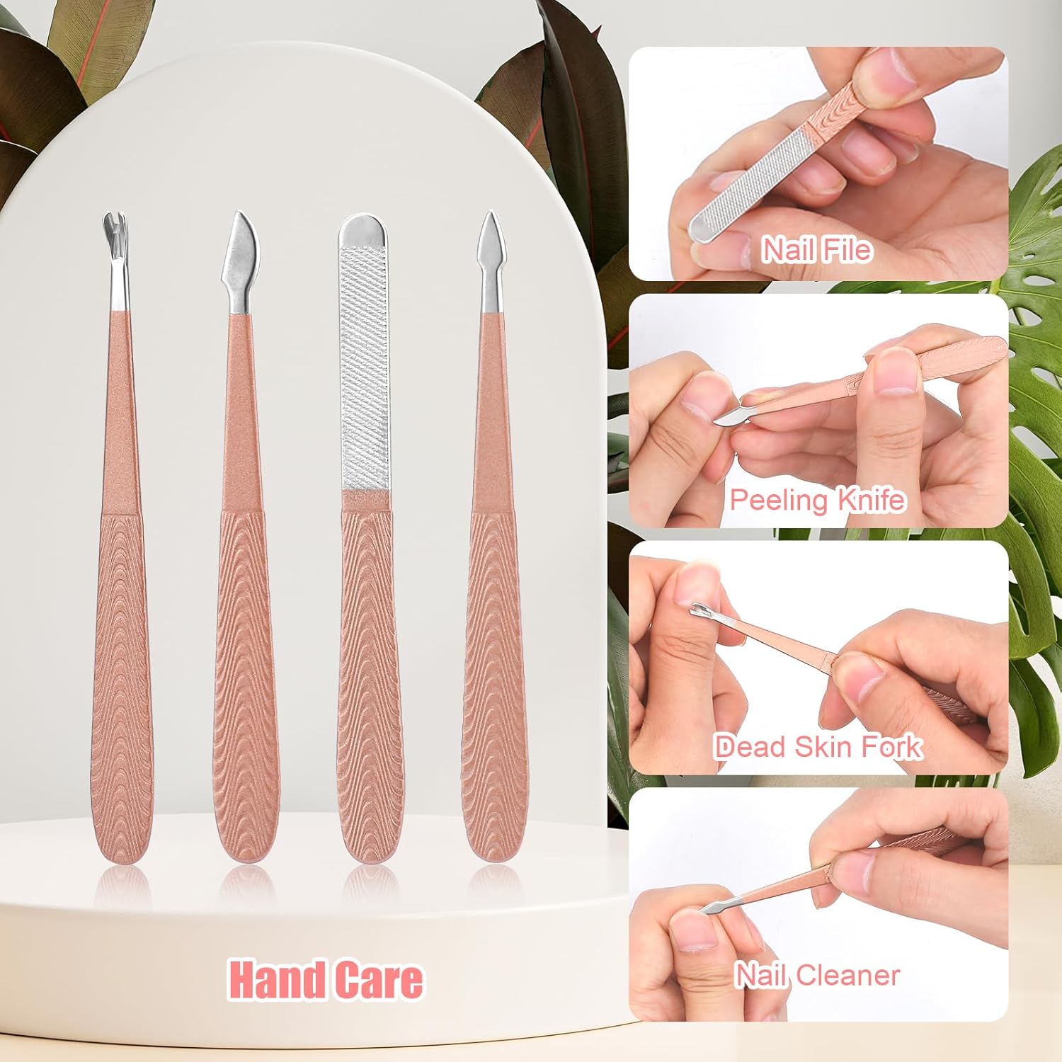 Manicure Set-Stainless Steel Nail Care Set-12 in 1 Professional Ingrown Toenail Clipper Grooming Tool-Pedicure Kit & Toe Nail Cutter-Men Gifts for Grandpa Dad — image 4