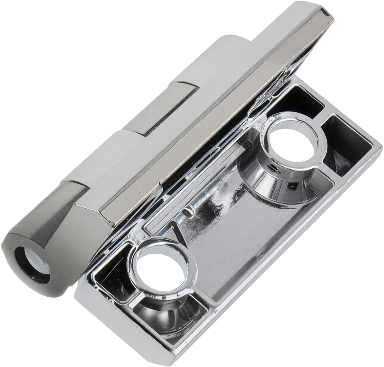 Butt Hinge Zinc Alloy Door Hinge Polished Chrom Silver Residential Bed Room Hinge for Doors Hardware 2.36" x 2.36" -2pcs โ image 4