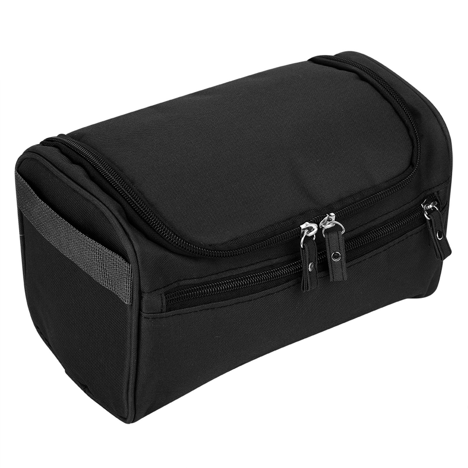Portable Waterproof Shampoo Shaver Wash Storage Bag Man Woman Travel(Black) โ image 5