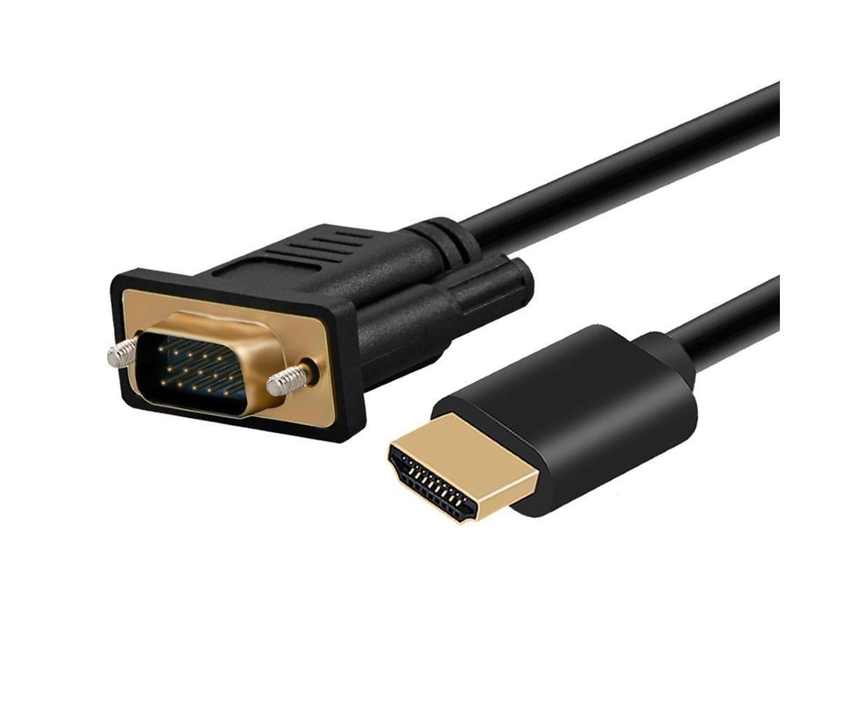 Portable HDMI-compatible to VGA High Clarity Converter Cable Cord for Computer Projector — image 2
