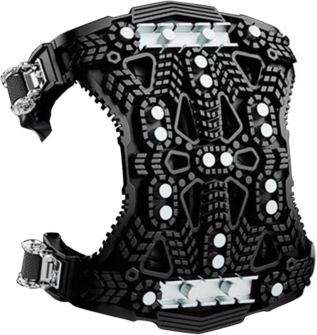Snow Chain - Anti-Slip for Car Tires | Snow Chains - Steel Plate Snow Chains for Cars - Universal Type - Includes Mounting Tools, Storage Bag, and โ image 2