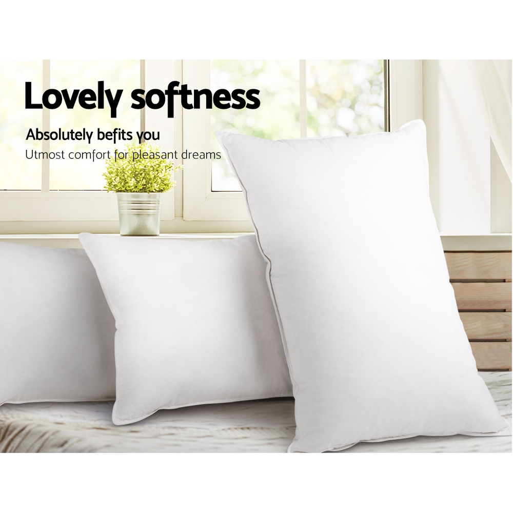 Giselle Bedding 4 Pack Bed Pillow Family Hotel 50X90CM — image 5