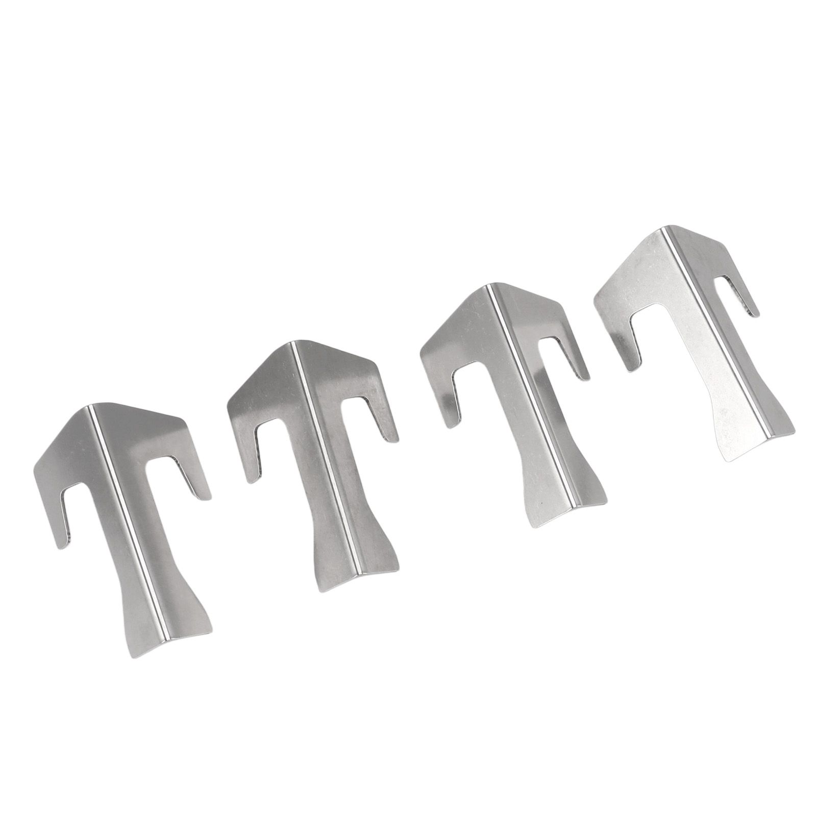 4 PCS Grill Heat Plate Spacers Easy To Install Rustproof Universal Stainless Steel Grill Flame Tamers Burner Covers — image 5