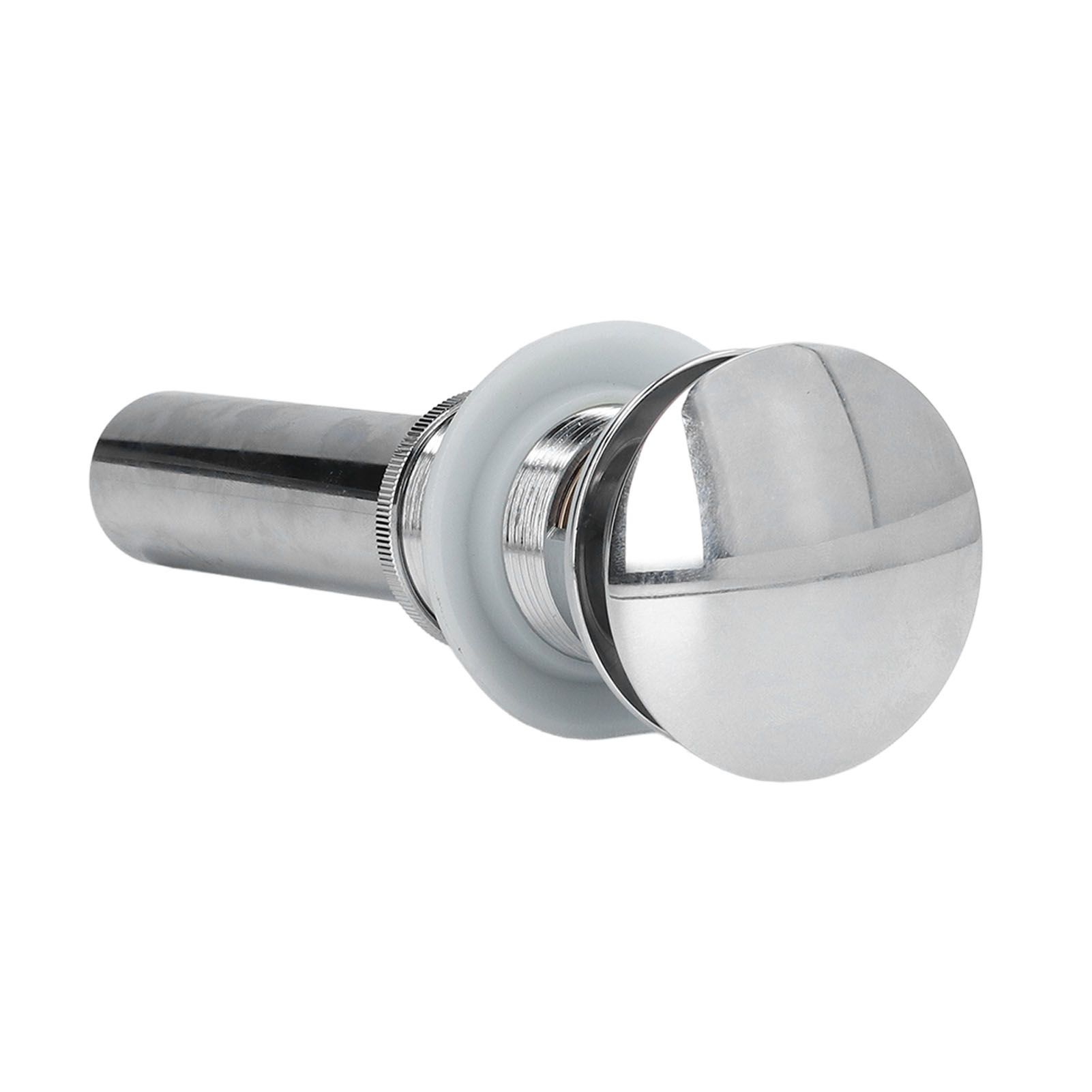 Sink Drain Stopper Copper Stainless Steel Bathroom Wash Basin Sink Drain Part for Home KitchenSilver with Overflow โ image 5