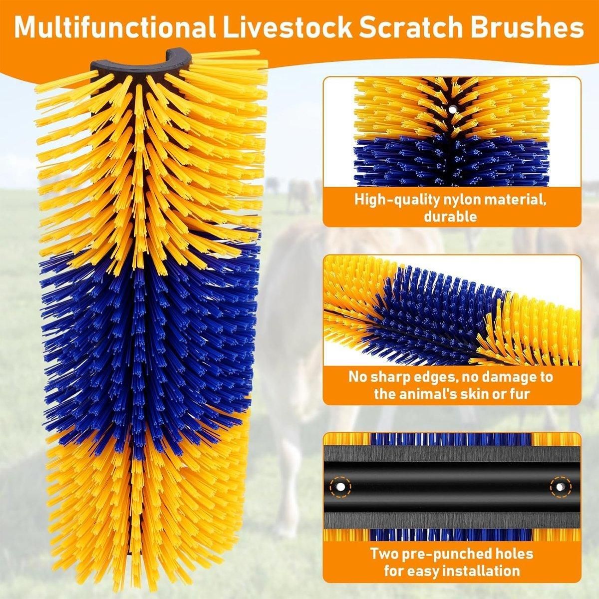 Multifunctional Livestock Brush Massage Scratching and Cleaning Rubbing Brush — image 6