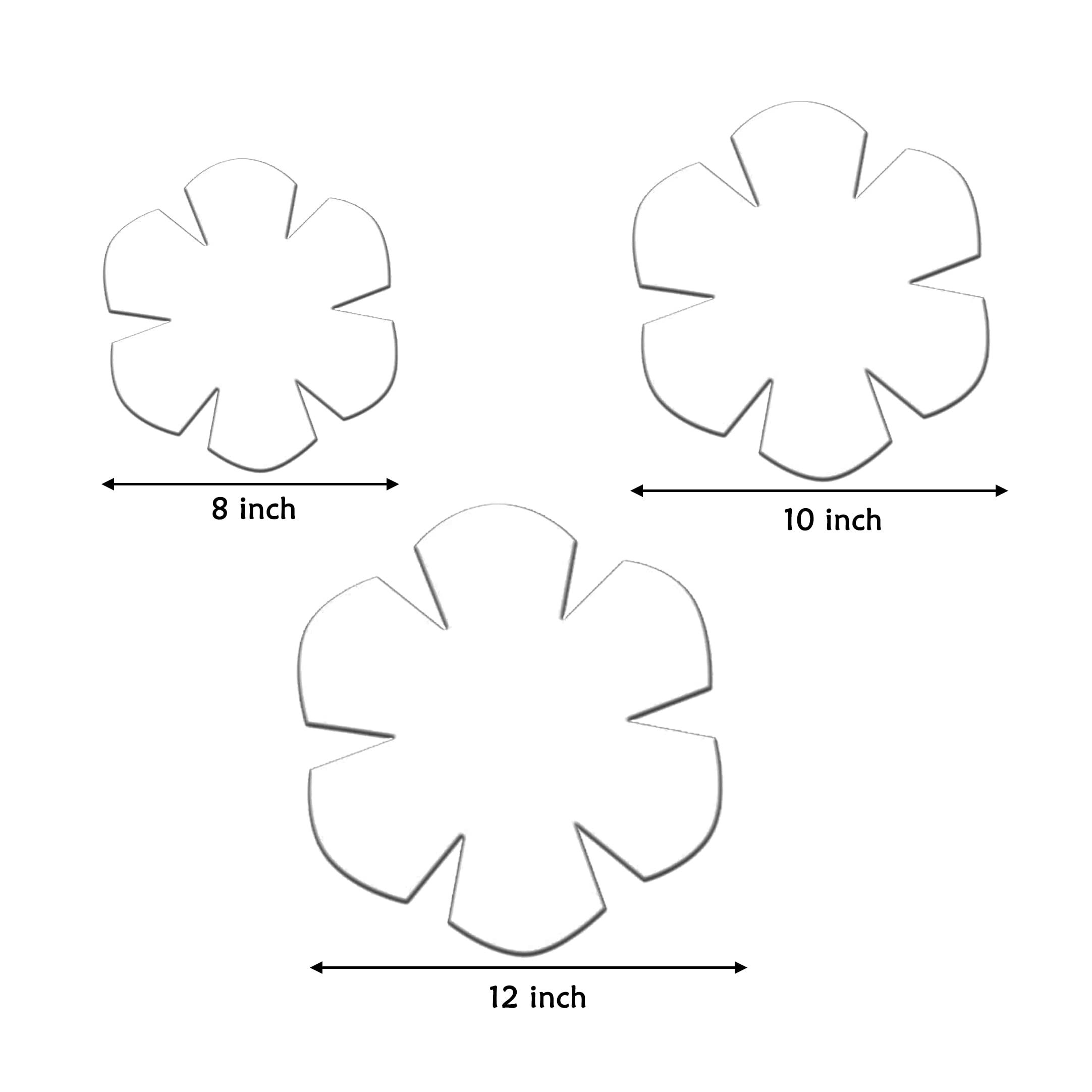 Set of 3 Bowl Cozy Template, Flower Bowl Pattern Template, Clear Acrylic Bowl Wrap Pre Cut on Fold Stencil, DIY Microwave Bowl โ image 2