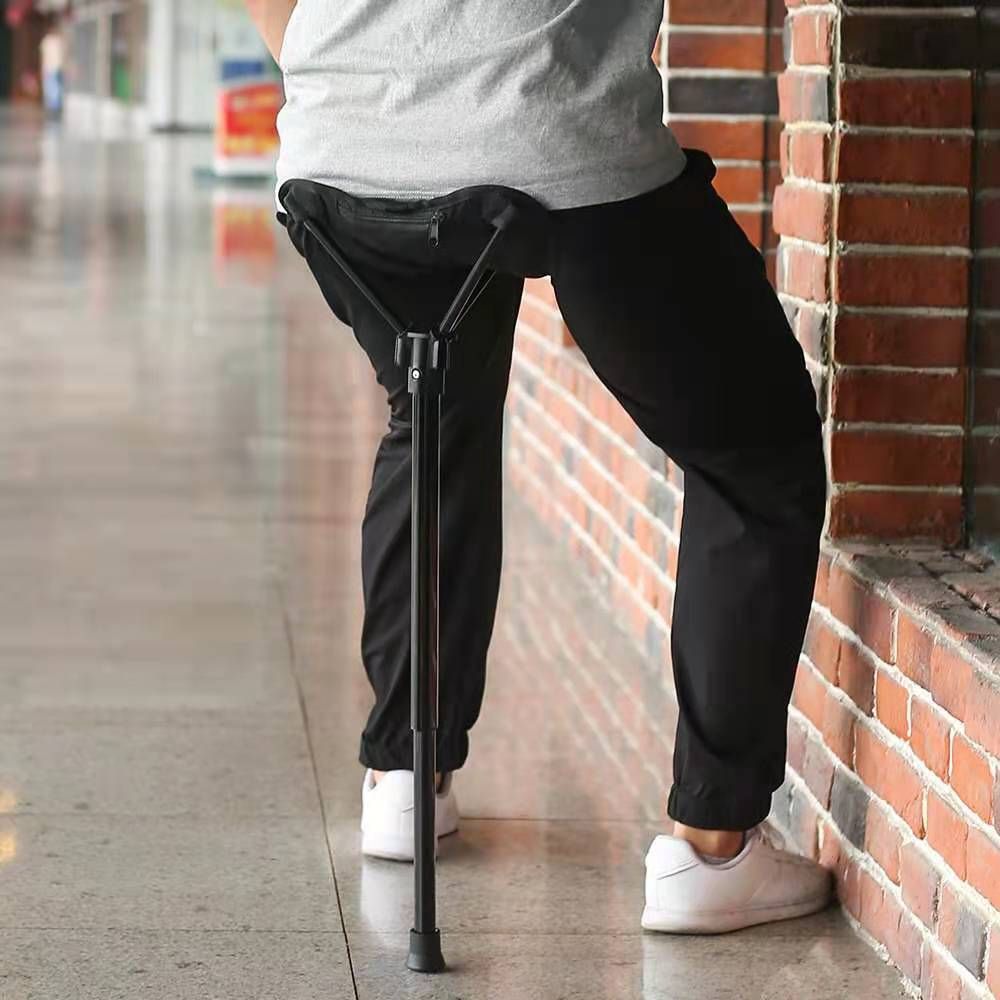 Folding Chair Fishing Tools Chair Outdoor Telescopic Folding Stool Portable High Chair Single Leg Chair Outdoor Camping Fishing โ image 3