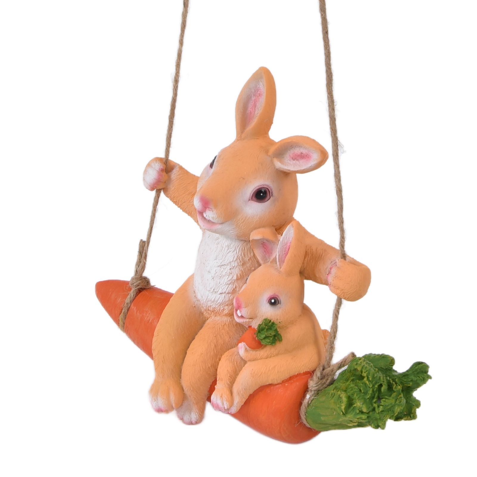 Gardening Pendant Rabbits Pattern Exquisitely Carved Romantic Feel Home Decoration โ image 4